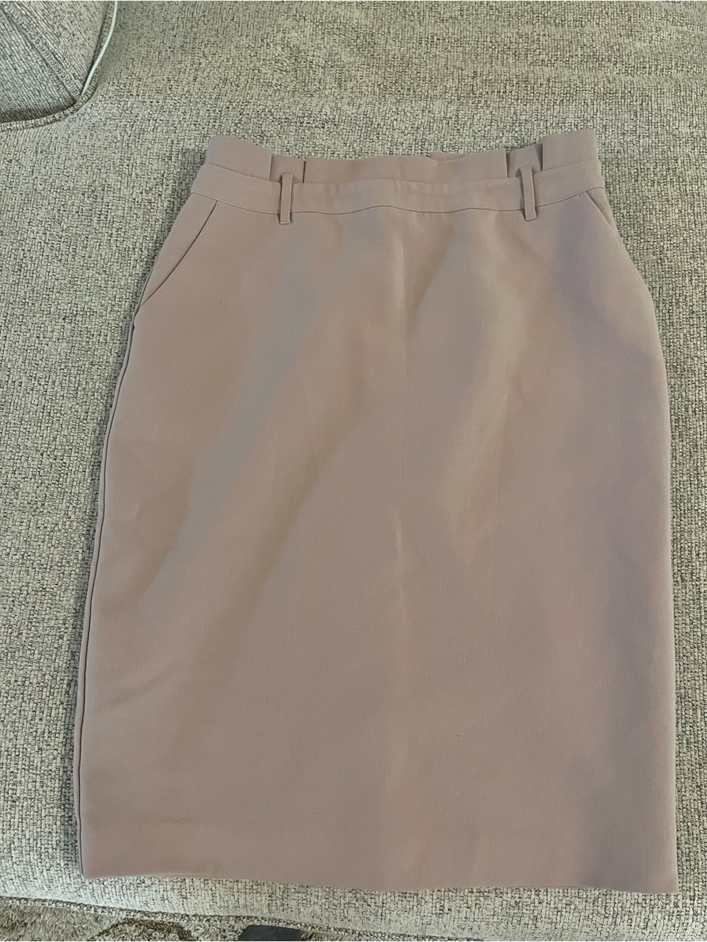 Banana Republic Mauve Pencil Skirt with Belt Loops